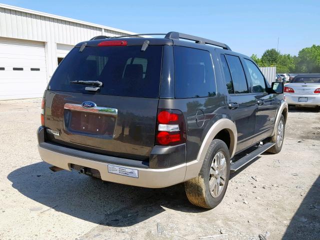 1FMEU64E38UA67095 - 2008 FORD EXPLORER E BROWN photo 4