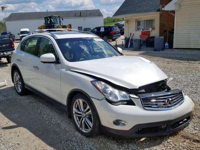 JN1AJ0HR9BM853225 - 2011 INFINITI EX35 BASE WHITE photo 1