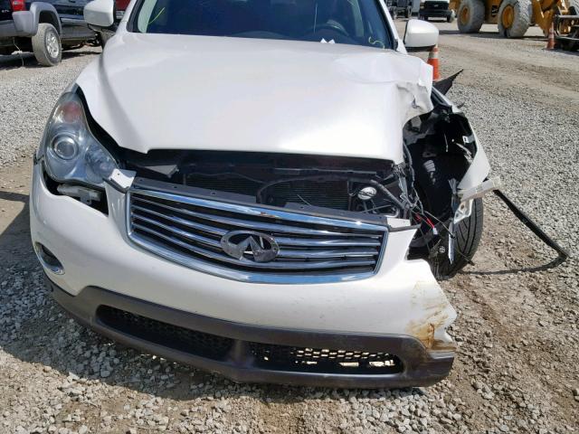 JN1AJ0HR9BM853225 - 2011 INFINITI EX35 BASE WHITE photo 9