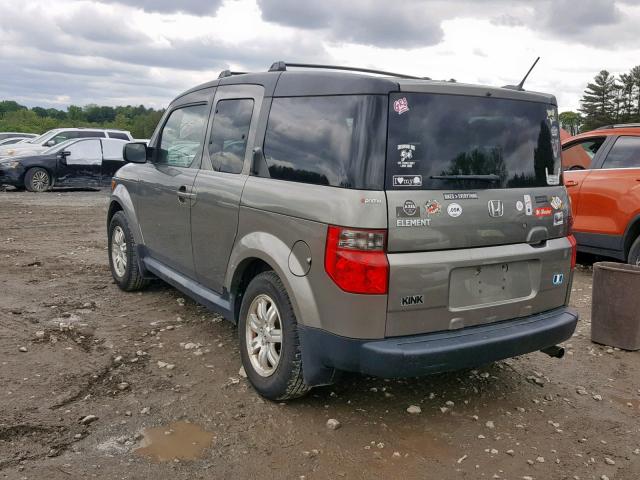 5J6YH28768L001439 - 2008 HONDA ELEMENT EX GRAY photo 3