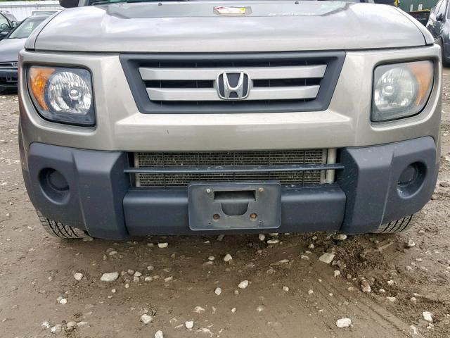 5J6YH28768L001439 - 2008 HONDA ELEMENT EX GRAY photo 9