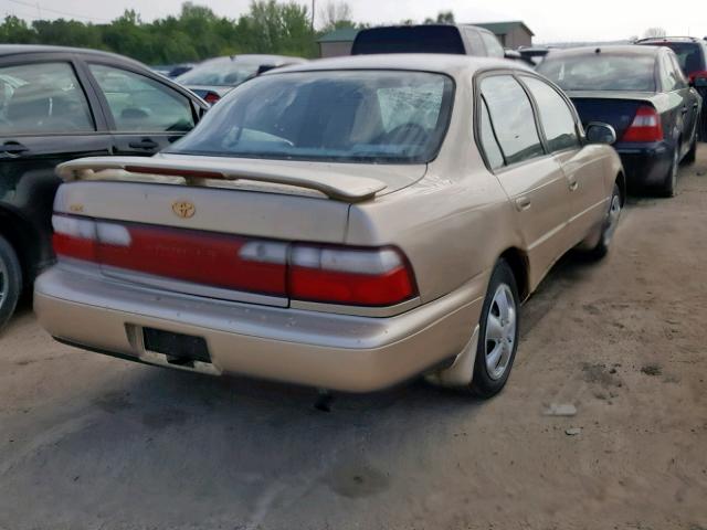 1NXBB02EXVZ608583 - 1997 TOYOTA COROLLA DX BEIGE photo 4