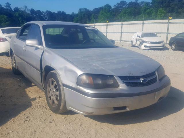 2G1WF52E949461670 - 2004 CHEVROLET IMPALA SILVER photo 1