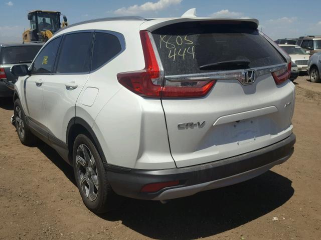 5J6RW2H84JL007569 - 2018 HONDA CR-V EXL WHITE photo 3