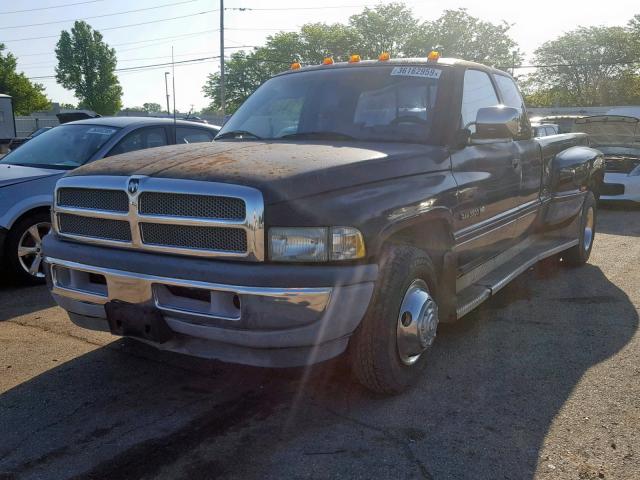 3B7MC33W9SM133110 - 1995 DODGE RAM 3500 BLACK photo 2