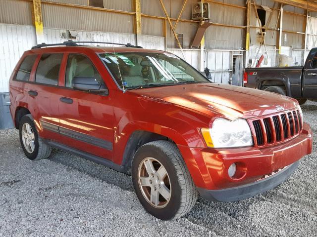 1J4HS48N56C225326 - 2006 JEEP GRAND CHER RED photo 1