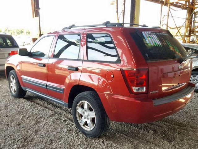 1J4HS48N56C225326 - 2006 JEEP GRAND CHER RED photo 3