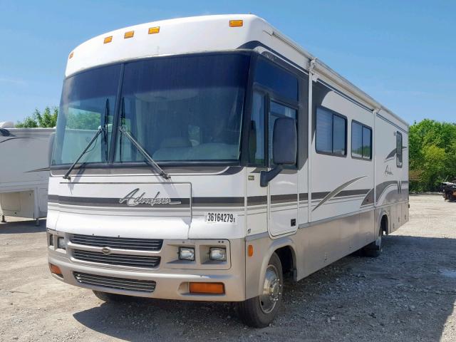 1FCNF53S110A16417 - 2001 WINNEBAGO ADVENTURER WHITE photo 2