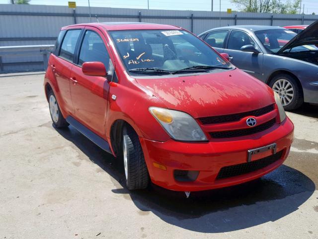 JTKKT624X50100383 - 2005 TOYOTA SCION XA RED photo 1