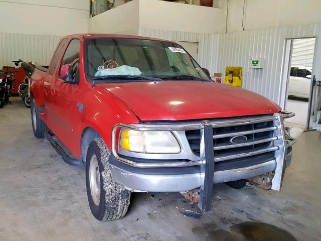 1FTRX17242KC53281 - 2002 FORD F150 RED photo 1