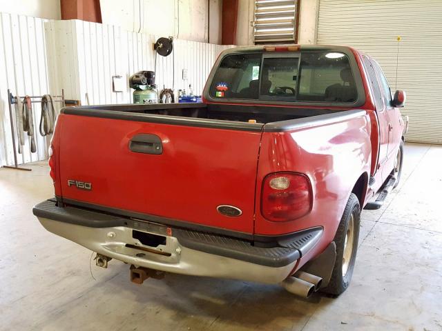 1FTRX17242KC53281 - 2002 FORD F150 RED photo 4