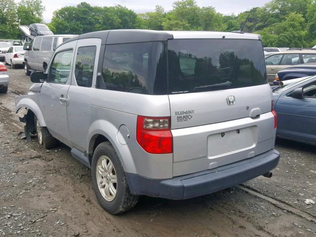 5J6YH28777L013386 - 2007 HONDA ELEMENT EX SILVER photo 3