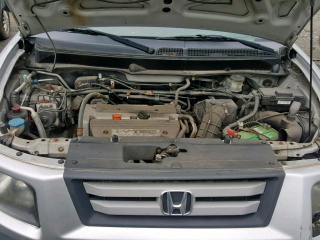 5J6YH28777L013386 - 2007 HONDA ELEMENT EX SILVER photo 7