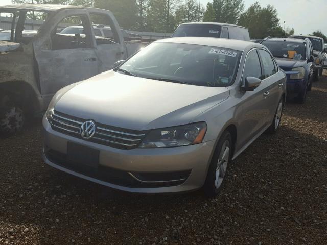 1VWBH7A30CC092777 - 2012 VOLKSWAGEN PASSAT SE SILVER photo 2