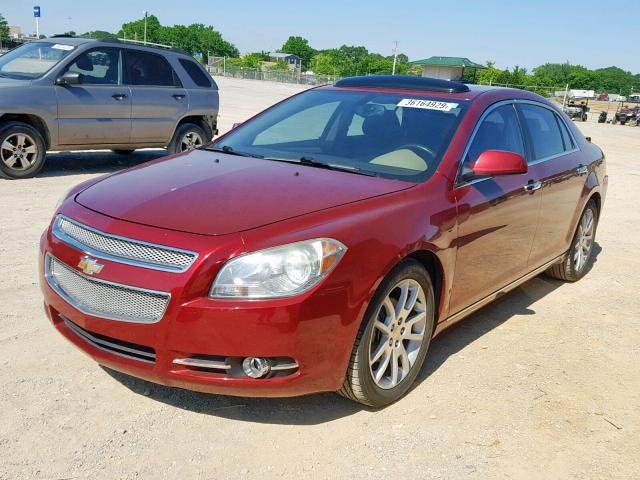 1G1ZE5EB2AF207528 - 2010 CHEVROLET MALIBU LTZ 红色 照片 2