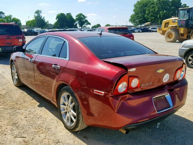 1G1ZE5EB2AF207528 - 2010 CHEVROLET MALIBU LTZ 红色 照片 3