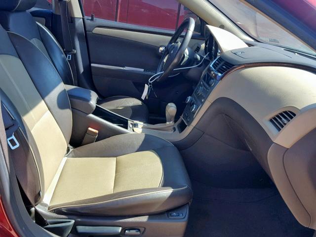 1G1ZE5EB2AF207528 - 2010 CHEVROLET MALIBU LTZ 红色 照片 5