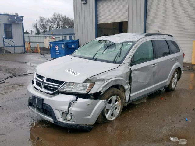 3D4PH1FG3BT568138 - 2011 DODGE JOURNEY MA BLUE photo 2