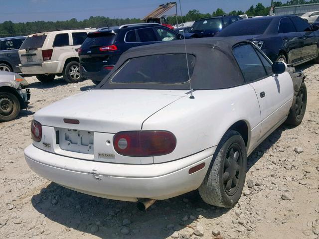 JM1NA3517L0119786 - 1990 MAZDA MX-5 MIATA WHITE photo 4