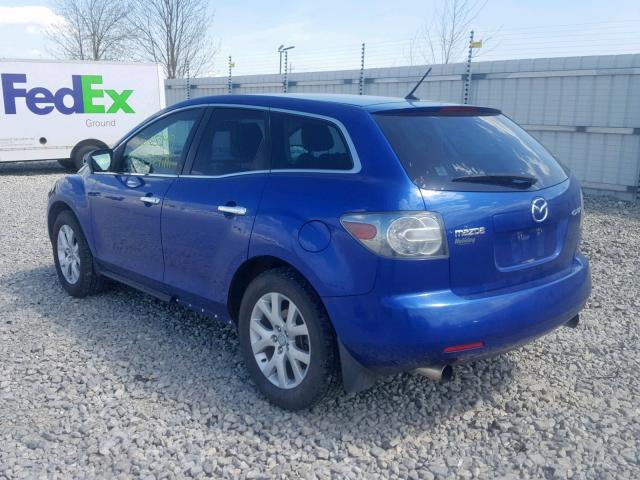 JM3ER293170124476 - 2007 MAZDA CX-7 BLUE photo 3