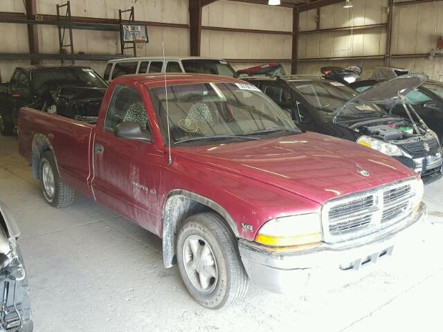 1B7FL26X8WS541022 - 1998 DODGE DAKOTA RED photo 1