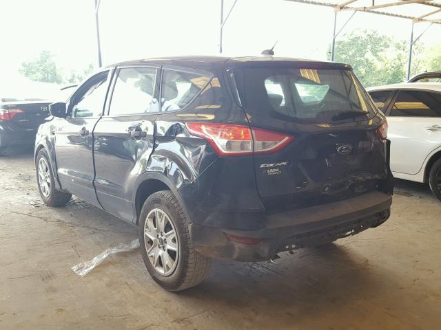 1FMCU0F74DUC08009 - 2013 FORD ESCAPE S BLACK photo 3