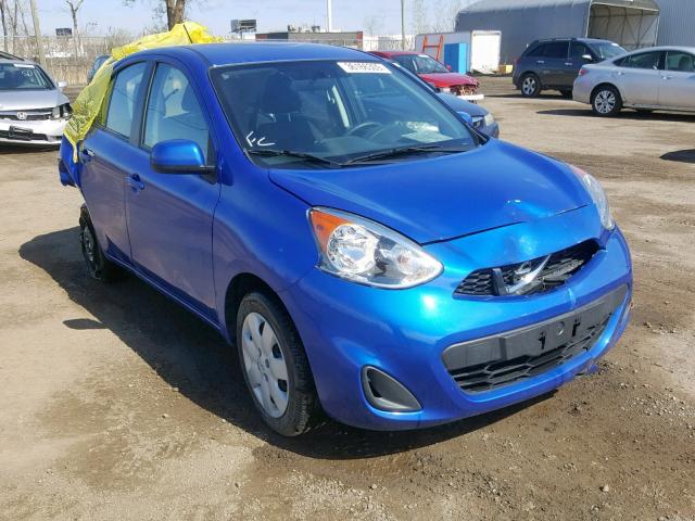 3N1CK3CP8JL258243 - 2018 NISSAN MICRA BLUE photo 1