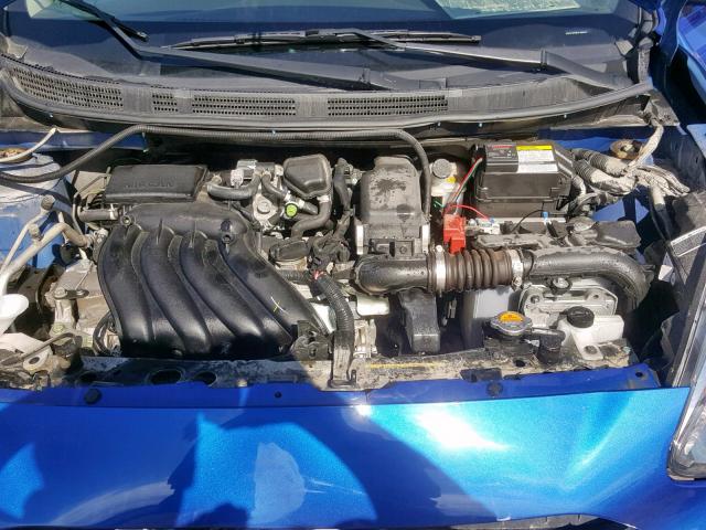 3N1CK3CP8JL258243 - 2018 NISSAN MICRA BLUE photo 7