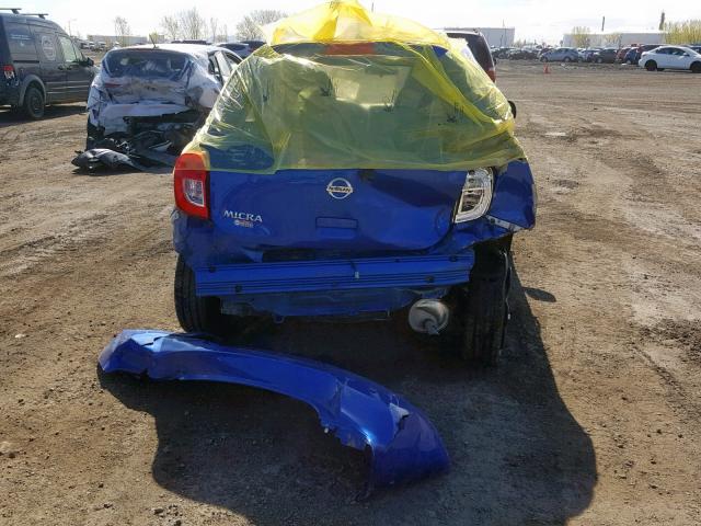 3N1CK3CP8JL258243 - 2018 NISSAN MICRA BLUE photo 9