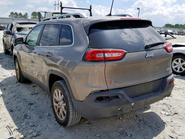 1C4PJLCB7JD604942 - 2018 JEEP CHEROKEE L GRAY photo 3