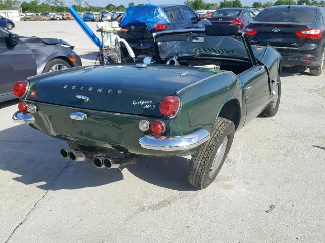 FD30176L - 1968 TRIUMPH CAR SPITFIRE GREEN photo 4