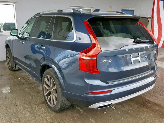 YV4A22PK3J1207766 - 2018 VOLVO XC90 T6 BLUE photo 3