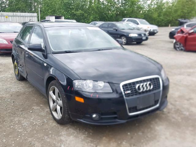 WAUHF78PX8A073133 - 2008 AUDI A3 2.0 BLACK photo 1