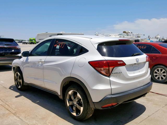 3CZRU5H54JM723139 - 2018 HONDA HR-V EX WHITE photo 3