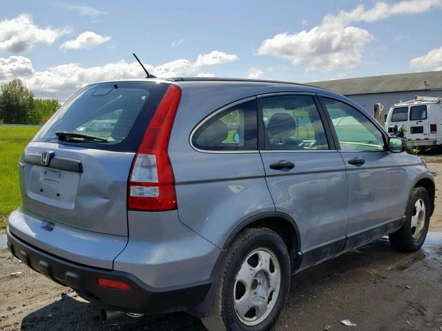 5J6RE48388L012318 - 2008 HONDA CR-V LX BLUE photo 4