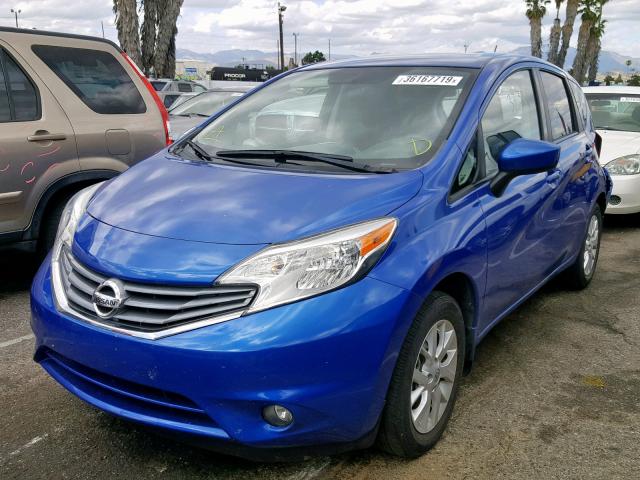 3N1CE2CP6GL389441 - 2016 NISSAN VERSA NOTE BLUE photo 2