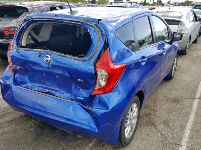 3N1CE2CP6GL389441 - 2016 NISSAN VERSA NOTE BLUE photo 4