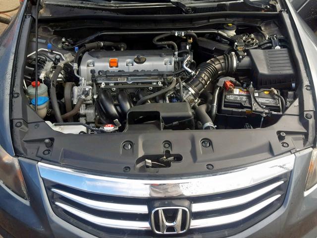 1HGCP2F84BA004696 - 2011 HONDA ACCORD EXL CHARCOAL photo 7