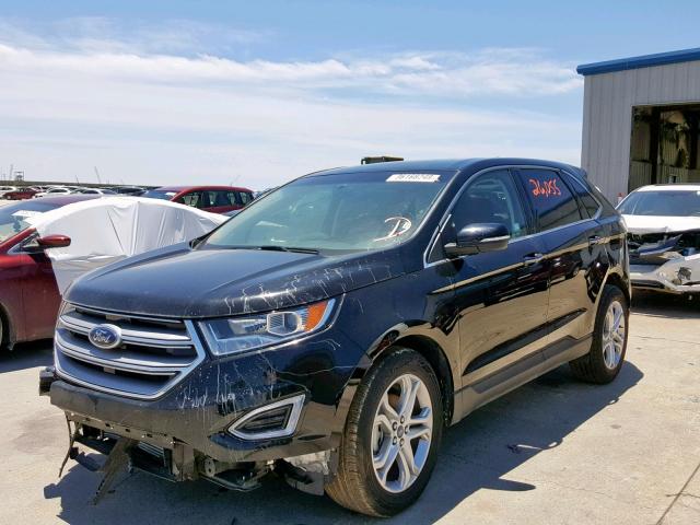 2FMPK3K96HBB58225 - 2017 FORD EDGE TITAN BLACK photo 2