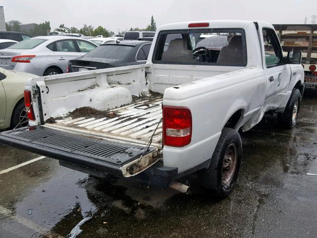 1FTYR10D38PB15941 - 2008 FORD RANGER WHITE photo 4