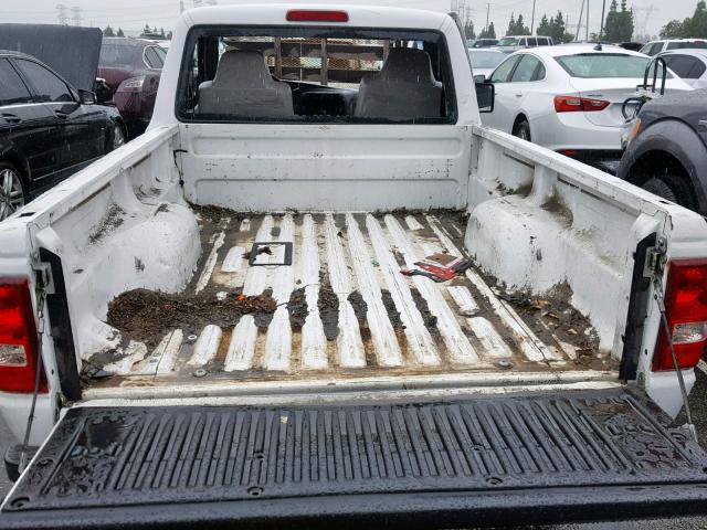 1FTYR10D38PB15941 - 2008 FORD RANGER WHITE photo 9