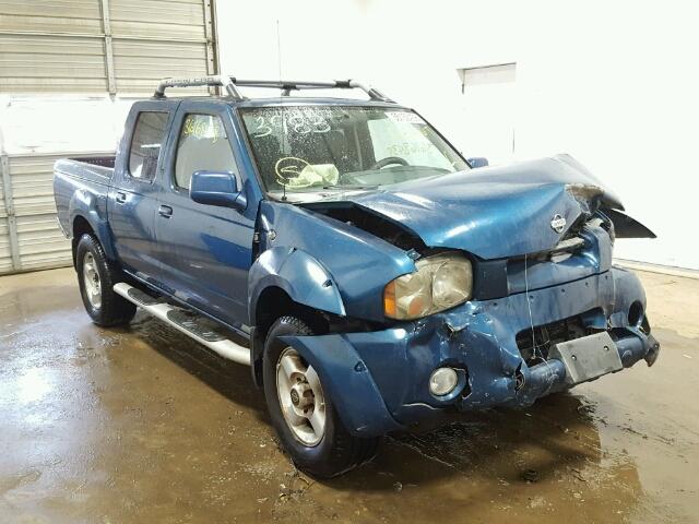 1N6ED27T71C378447 - 2001 NISSAN FRONTIER C BLUE photo 1