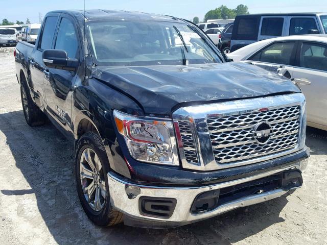 1N6AA1E53JN512767 - 2018 NISSAN TITAN SV BLACK photo 1