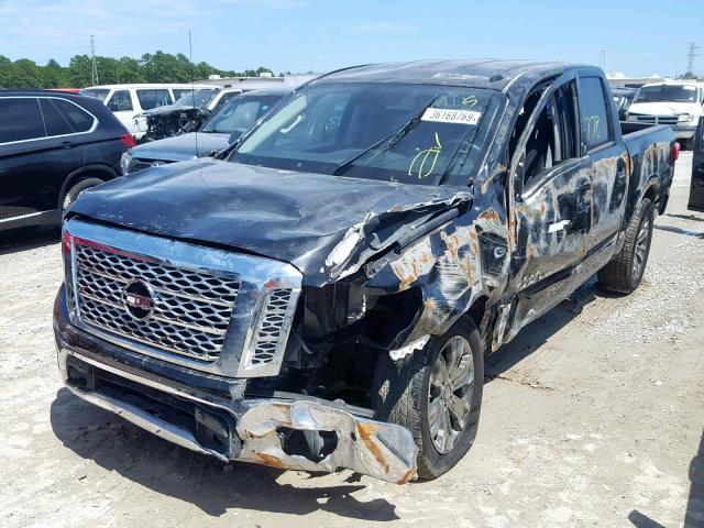 1N6AA1E53JN512767 - 2018 NISSAN TITAN SV BLACK photo 2