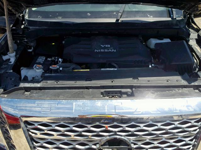 1N6AA1E53JN512767 - 2018 NISSAN TITAN SV BLACK photo 7