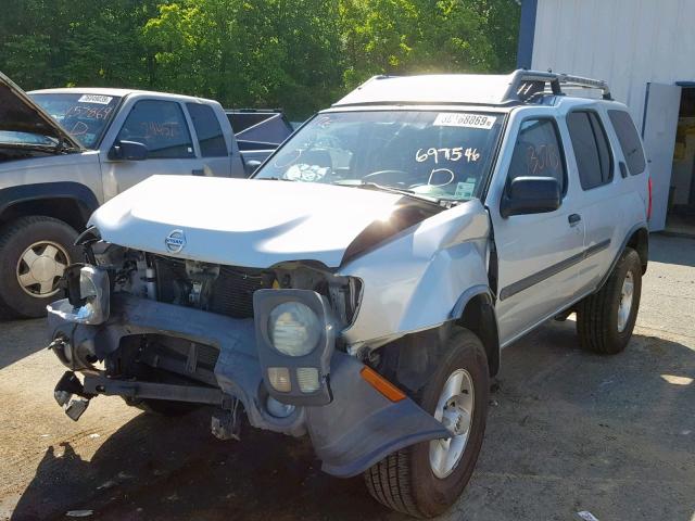 5N1ED28T43C697546 - 2003 NISSAN XTERRA XE GRAY photo 2