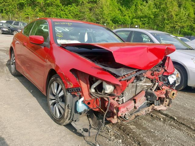 1HGCS12809A011931 - 2009 HONDA ACCORD EXL RED photo 1