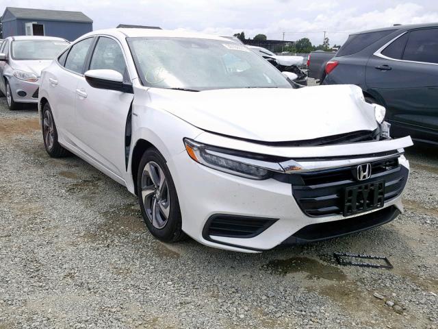 19XZE4F19KE010777 - 2019 HONDA INSIGHT LX WHITE photo 1