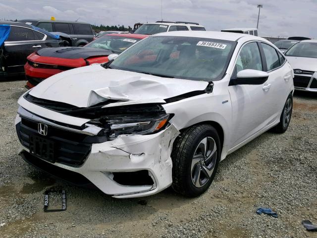 19XZE4F19KE010777 - 2019 HONDA INSIGHT LX WHITE photo 2