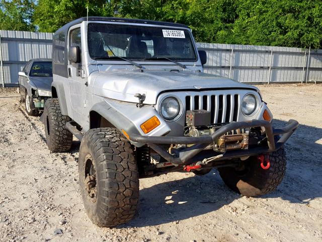 1J4FA44S26P712174 - 2006 JEEP WRANGLER / SILVER photo 1